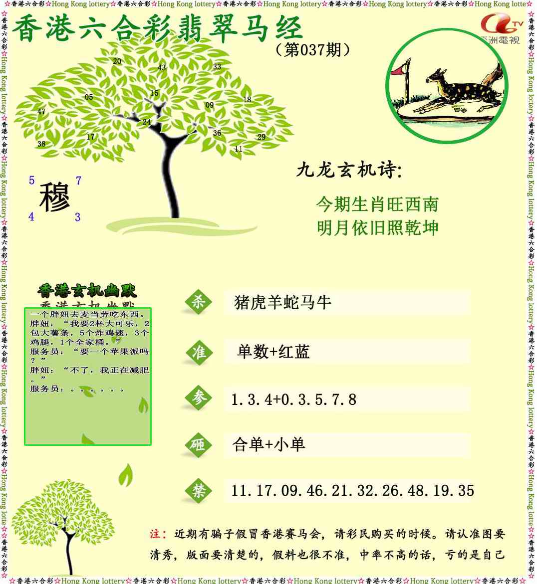 037期翡翠马经[图]